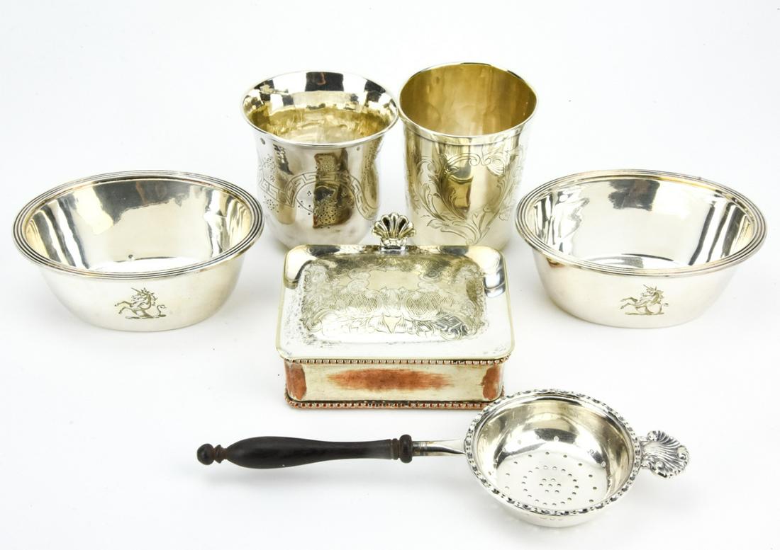 Antique Sterling & Silver Plate Table Items (1 of 9)