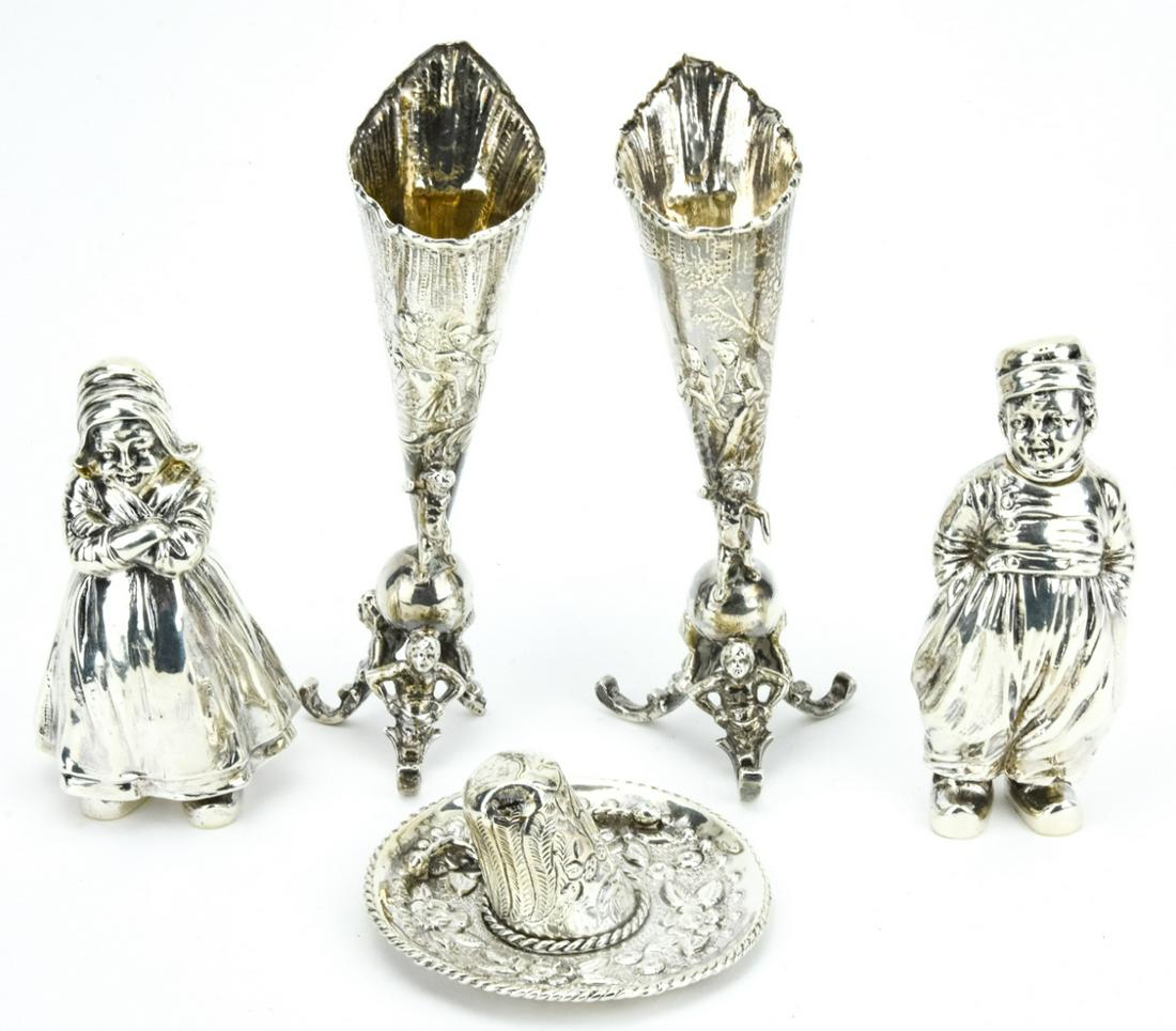 Sterling Silver & Plate Novelty Table Items (1 of 8)