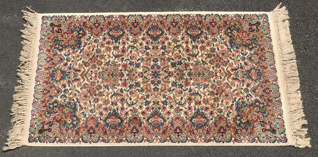 Persian Style Floral Kirman Wool Area Rug (1 of 3)