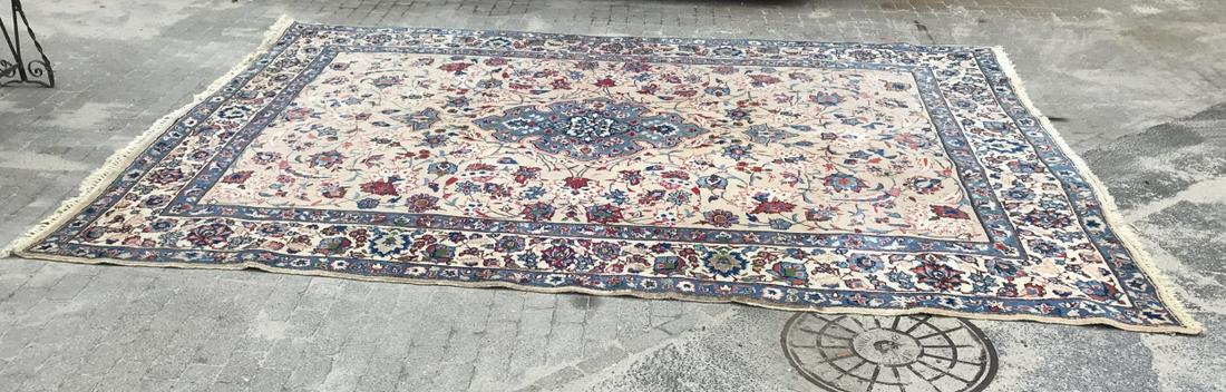 Hand Knotted Central Medallion Persian Rug (1 of 11)