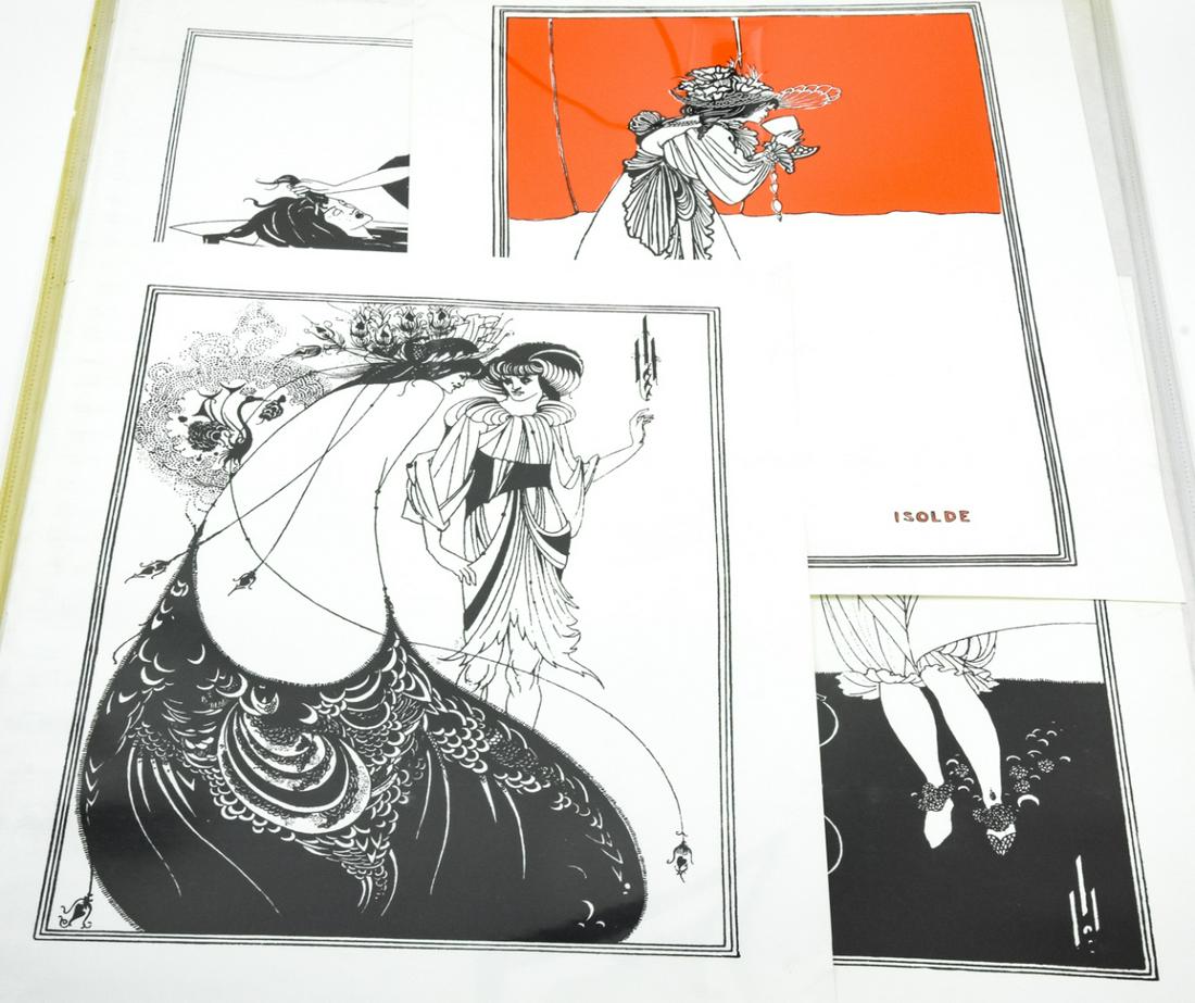 Aubrey Beardsley Art Nouveau Lithograph Posters (1 of 10)
