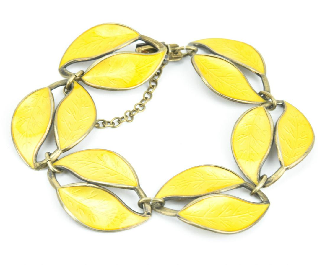 David Andersen Norway Sterling Enamel Bracelet (1 of 6)