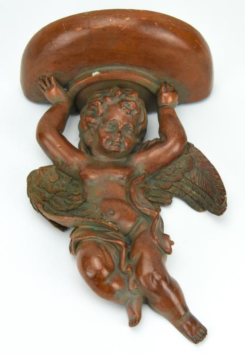 Figural Cherub / Putto Wall Bracket Display Shelf (1 of 8)