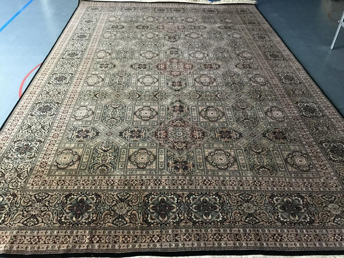 Quality Hand Knotted Silk Blend Persian Carpet (1 of 6)