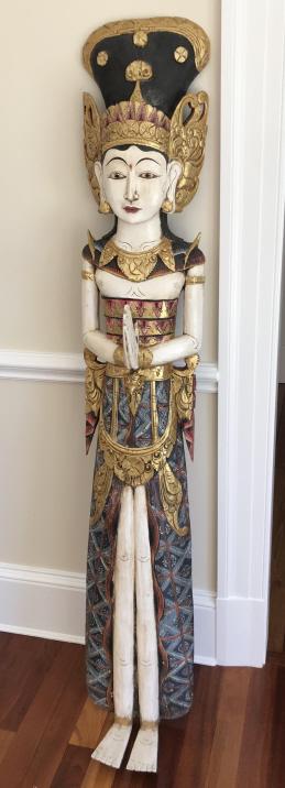 Large South East Asian Standing Figure Statue (1 of 4)
