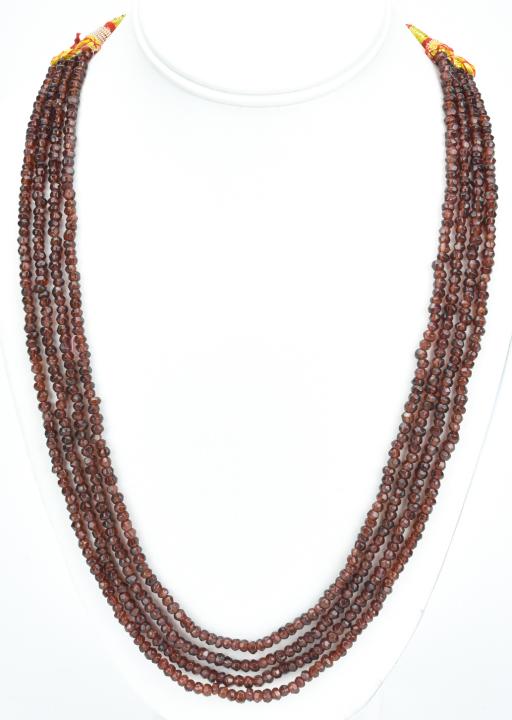 Four Strand Faceted Ruby Necklace w 350 Carats (1 of 7)