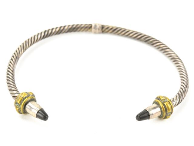 Vintage Mexico Sterling Silver Rope Twist Bracelet (1 of 6)