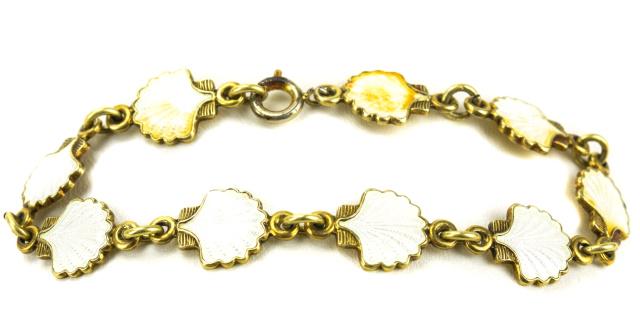 Volmer Bahner Denmark Sterling & Enamel Bracelet (1 of 6)