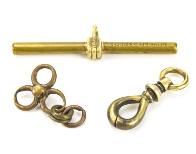 Antique 19th C Jewelry Findings - Dog Clip Etc (1 of 5)