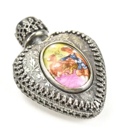 Antique Miniature Limoges French Perfume Bottle (1 of 7)