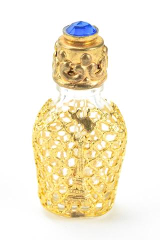 Antique Miniature French Perfume Bottle Flask (1 of 9)