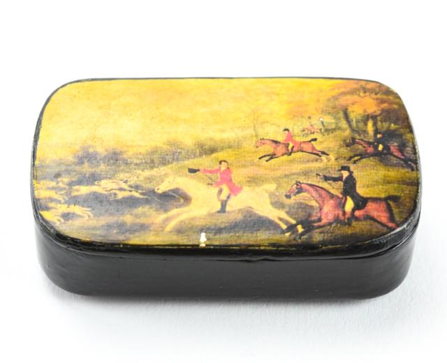 Antique Early 19th C English Miniature Snuff Box (1 of 8)