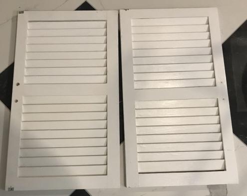 Pair Architectural Salvage Antique Shutter Doors (1 of 2)