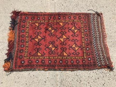 Hand Knotted Afghan Kilim Camel Bag (1 of 6)
