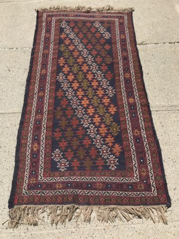 Hand Woven Afghan Beluch Soumak Kilim Runner (1 of 6)