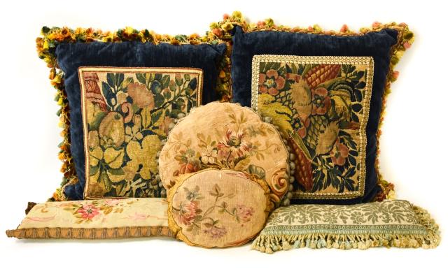 Antique & Vintage Tapestry & Needlepoint Pillows (1 of 7)