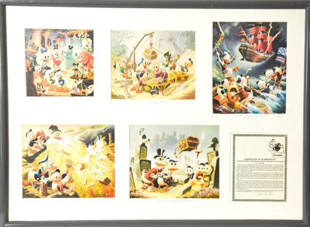 Carl Barks Lithographic Suite Preliminary Painting (1 of 8)