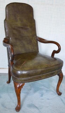 Antique Circa 1900 Queen Anne Style Armchair (1 of 7)