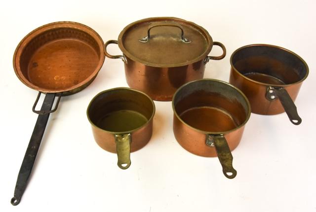 Collection Copper Pans & Pots (1 of 7)