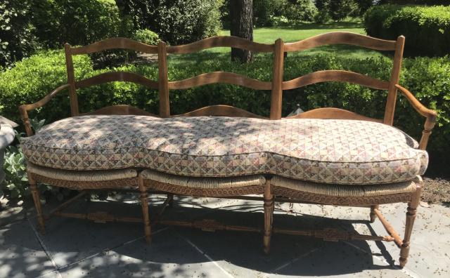 Antique French Provencal Bench from John Roselli (1 of 5)