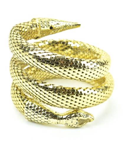 Vintage Whiting & Davis Gilt Mesh Snake Bracelet (1 of 9)