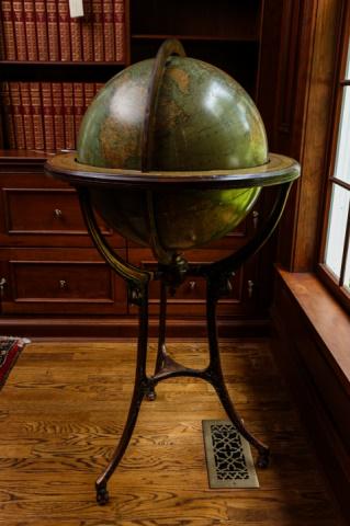 Antique 19th C English W & A K Globe on Stand (1 of 6)