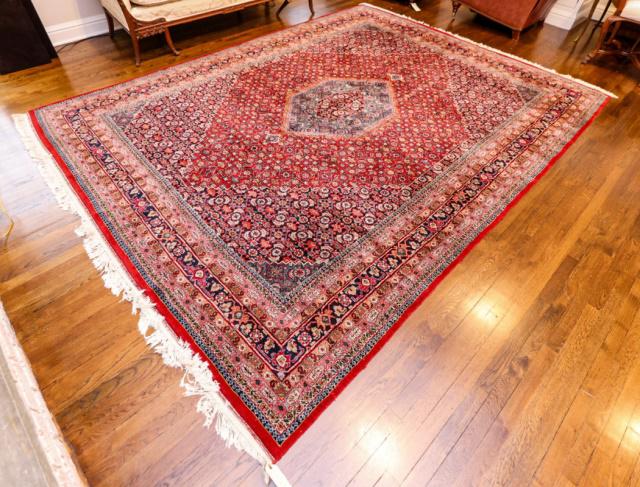 Persian Hand Knotted Wool & Silk Blend Carpet (1 of 5)