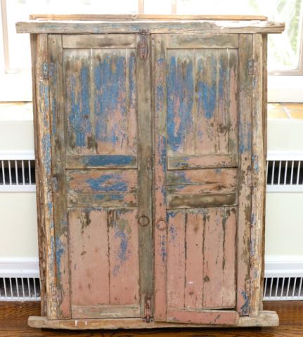 Antique Architectural Salvage Iron Wood Window (1 of 6)