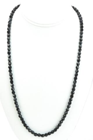 Vintage French Jet Art Deco Style Flapper Necklace (1 of 6)