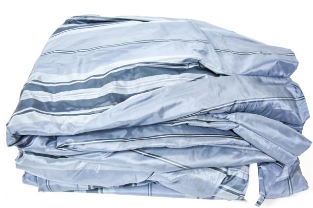 4 RH Silk Lined Drapes / Window Panels Blues (1 of 5)