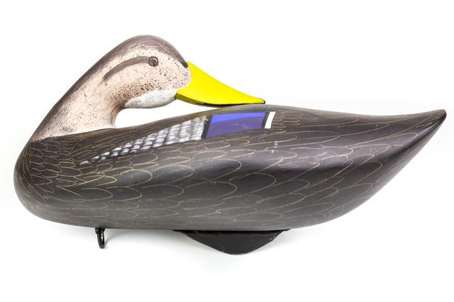 Jim Pierce Hand Crafted Hand Painted Decoy Duck (1 of 6)