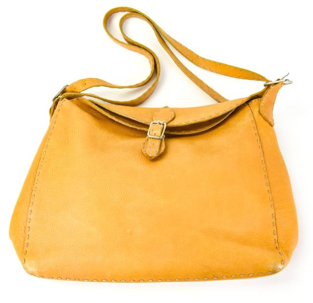 Fendi Maize Leather Tote Hand Bag Purse (1 of 7)