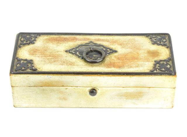 Antique Early 19th C Georgian Era Jewelry Box (1 of 8)