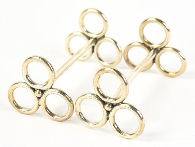 Pair Sterling Silver Knife Rests (1 of 5)