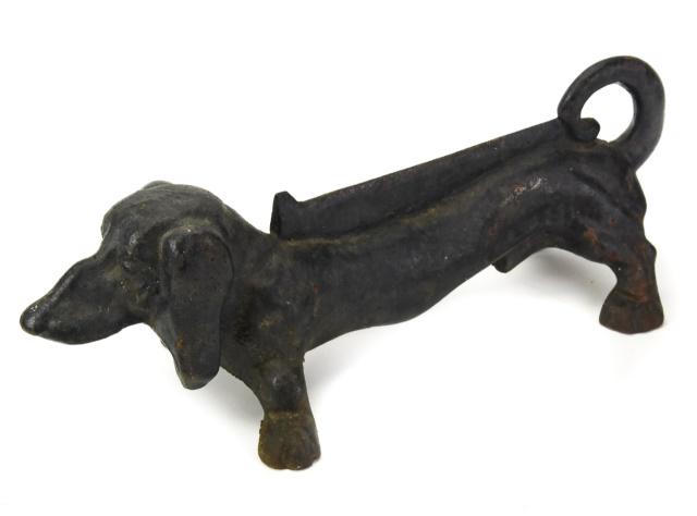 Cast Iron Dachshund Boot Scraper Doorstop (1 of 7)