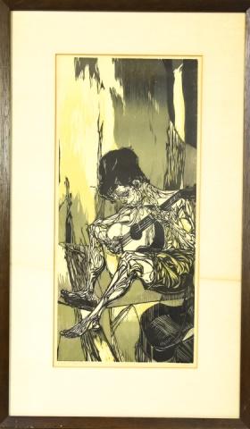 Mid C Print Titled Young Guitarist by Jules (1 of 9)