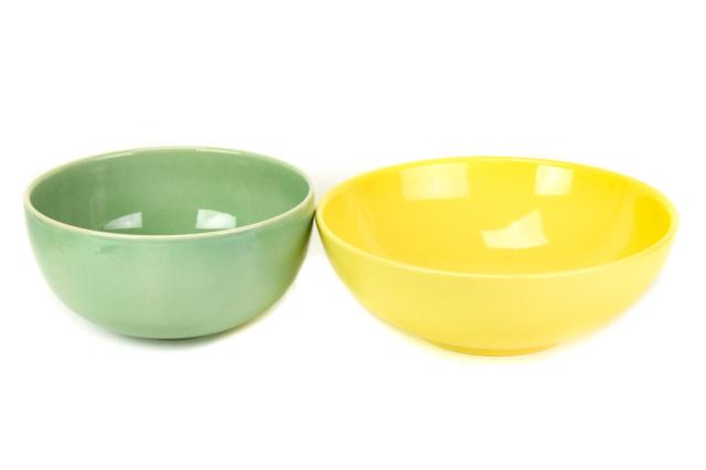 2 French Jars + Hall Ceramic / Pottery Salad Bowls (1 of 9)