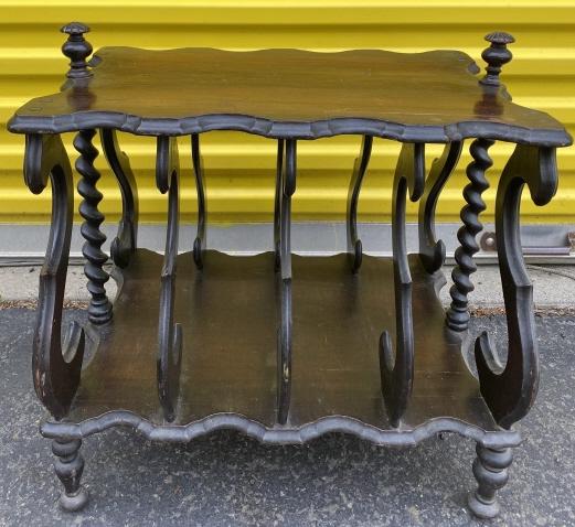 Antique Victorian Folio / Music Stand Side Table (1 of 7)