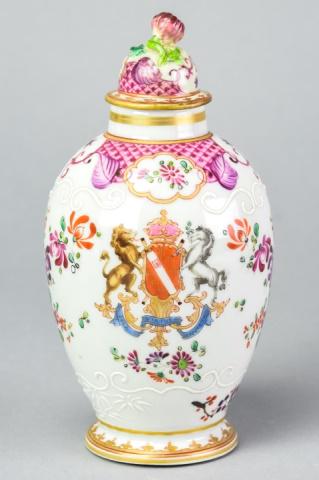 Antique French Samson Armorial Ginger Jar (1 of 9)