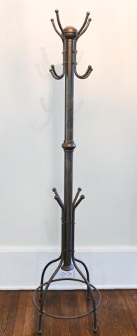 Antique Brass Coat Rack (1 of 7)