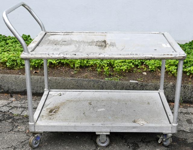 Stainless Steel Industrial Kitchen Cart Trolley (1 of 9)