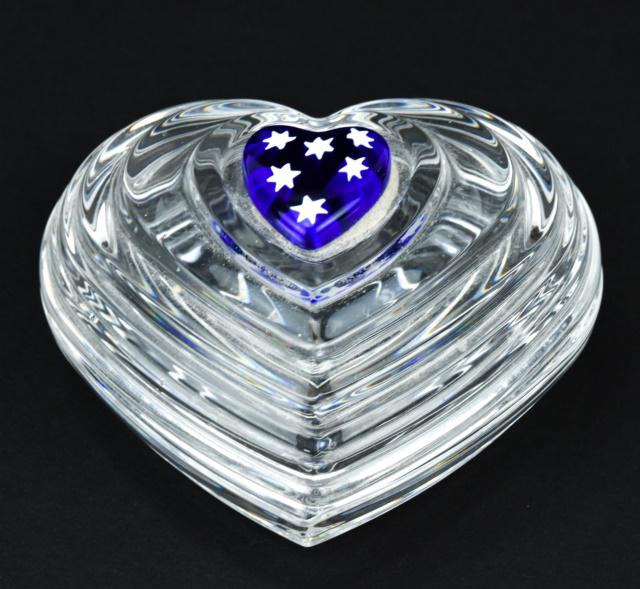 Heart Shaped Murano Art Glass Jewelry / Table Box (1 of 7)