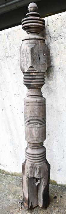 Architectural Salvage Wooden Newel Post (1 of 6)