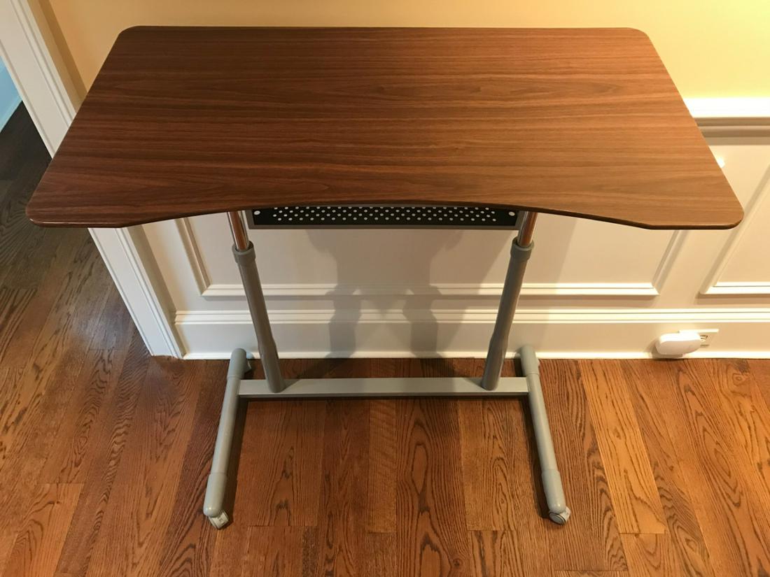 Contemporary Drafting Table: Contemporary Drafting Table. Measures 42 inches high x 37.5 inches wide x 20.5 inches deep.