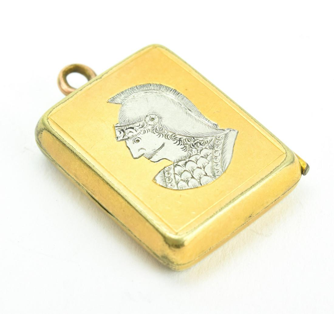 Antique 19th C Greco Roman Style Locket Pendant (1 of 5)