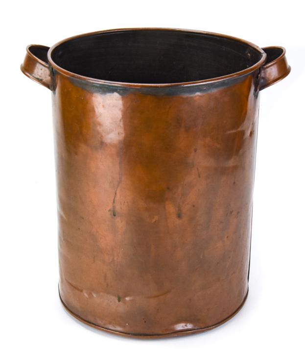 Large Antique French Style Copper Cooking Pot (1 of 7)