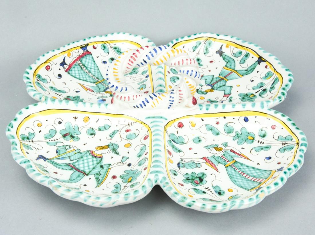 Grazia Deruta Italian Pottery Hand Painted Server (1 of 8)