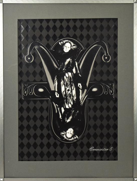 Matthew Barney Cremaster 5 Signed Lithograph: Matthew Barney Cremaster 5 1997 Pencil Signed and Numbered Lithograph 107/250. In a frame with matting but without glass. Art measures 33 inches x 23 inches.