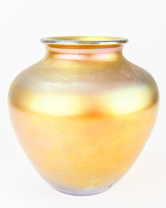 Antique Steuben Arts & Crafts Gold Aurene Vase (1 of 6)