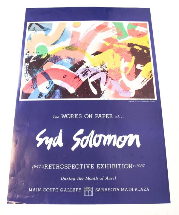 Loose Signed Syd Solomon Retrospective Poster (1 of 9)
